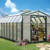 Serre De Jardin Polycarbonate Et PVC 6,5 X 2,5 M – Hobby Gardener 8x20 -Garantia Boutique serre jardin rion pvc vert polycarbonate hobby gardener 8x20 4