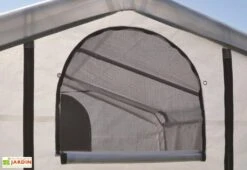 Serre De Jardin Souple Avec Aérations En Polyéthylène Et Acier 3 M² -Garantia Boutique serre jardin souple polyethylene acier aeration 3m2 1