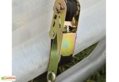 Serre De Jardin Souple Avec Aérations En Polyéthylène Et Acier 3 M² -Garantia Boutique serre jardin souple polyethylene acier aeration 3m2