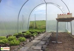 Serre Tunnel Tonneau Polyéthylène 13,5 M² - Essentielle 4,5 X 3 M -Garantia Boutique serre jardin tunnel essentielle tonneau 2