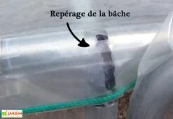 Serre Tunnel Tonneau Polyéthylène 13,5 M² - Essentielle 4,5 X 3 M -Garantia Boutique serre jardin tunnel essentielle tonneau 6