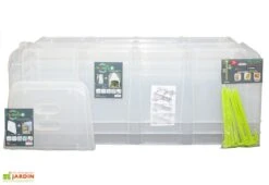 Serre De Jardin Tunnel De Forçage : Bases + Embouts + Piquets (105 X 39 X 30 Cm) -Garantia Boutique serre jardin tunnel forcage avec piquets