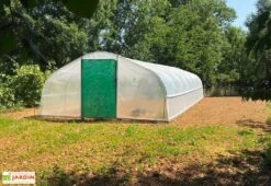 Serre Tunnel Tonneau En Polyéthylène 60 M² - 5ème Saison 12 X 5 M