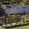 Halls Serre De Jardin En Aluminium Et Verre Trempé Magnum 148 – 11,5 M² -Garantia Boutique serre jardin verre magnum 148