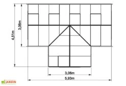 Serre De Jardin Orangerie 22,59 M² -Garantia Boutique serre jardin verre trempe 22m2 2