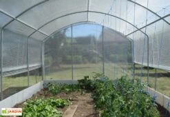 Serre Tunnel Tonneau En Polyéthylène 36 M² - 4 Saisons 12 X 3 M