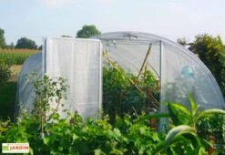 Serre Tunnel Tonneau En Acier Et Polyéthylène Flandre – Largeur 3,70 M