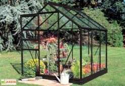 Halls Serre De Jardin En Aluminium Et Verre Popular 66 (3,8 M²) -Garantia Boutique serre verre aluminium halls popular 66