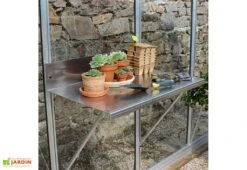 Table De Rempotage En Aluminium Pour Serre Lams – 80 X 50 Cm