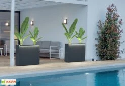 Jardinière En Métal Avec 3 Niveaux De Contenance - 100 X 25 X 80 Cm -Garantia Boutique terasse exterieur jardiniere hg