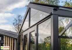 Serre De Jardin En Bois Et Verre Trempé – Myosotis -Garantia Boutique toiture verre trempe serre jardin bois stali