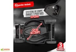 Tondeuse électrique 1300 W + Coupe-bordure électrique 250 W -Garantia Boutique tondeuse electrique 1300w elem garden tde3213cb22 coupe 32cm