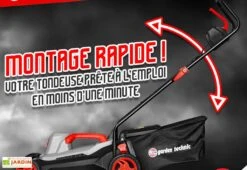 Tondeuse à Gazon Électrique 1800 W – 40 Cm Bac Récolteur 40 L -Garantia Boutique tondeuse electrique 1800w elem garden tde1840p montage rapide