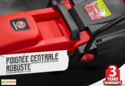 Tondeuse à Gazon électrique 1300 W 32 Cm + Bac 25 L -Garantia Boutique tondeuse gazon electrique elem garden ltde1332 22 poignee transport