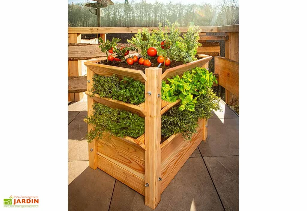 Tour De Culture Verticale En Bois De Mélèze 90 X 73 Cm 3 Tour De Culture Verticale En Bois De Mélèze 90 X 73 Cm