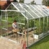 Serre De Jardin En Verre Trempé Lams 9,7 M² - Laurus Alu Naturel -Garantia Boutique uranus 11500 1